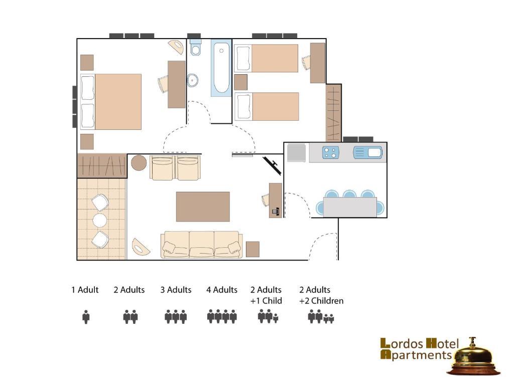 Lordos Hotel Apartments Nicosia Kamer foto